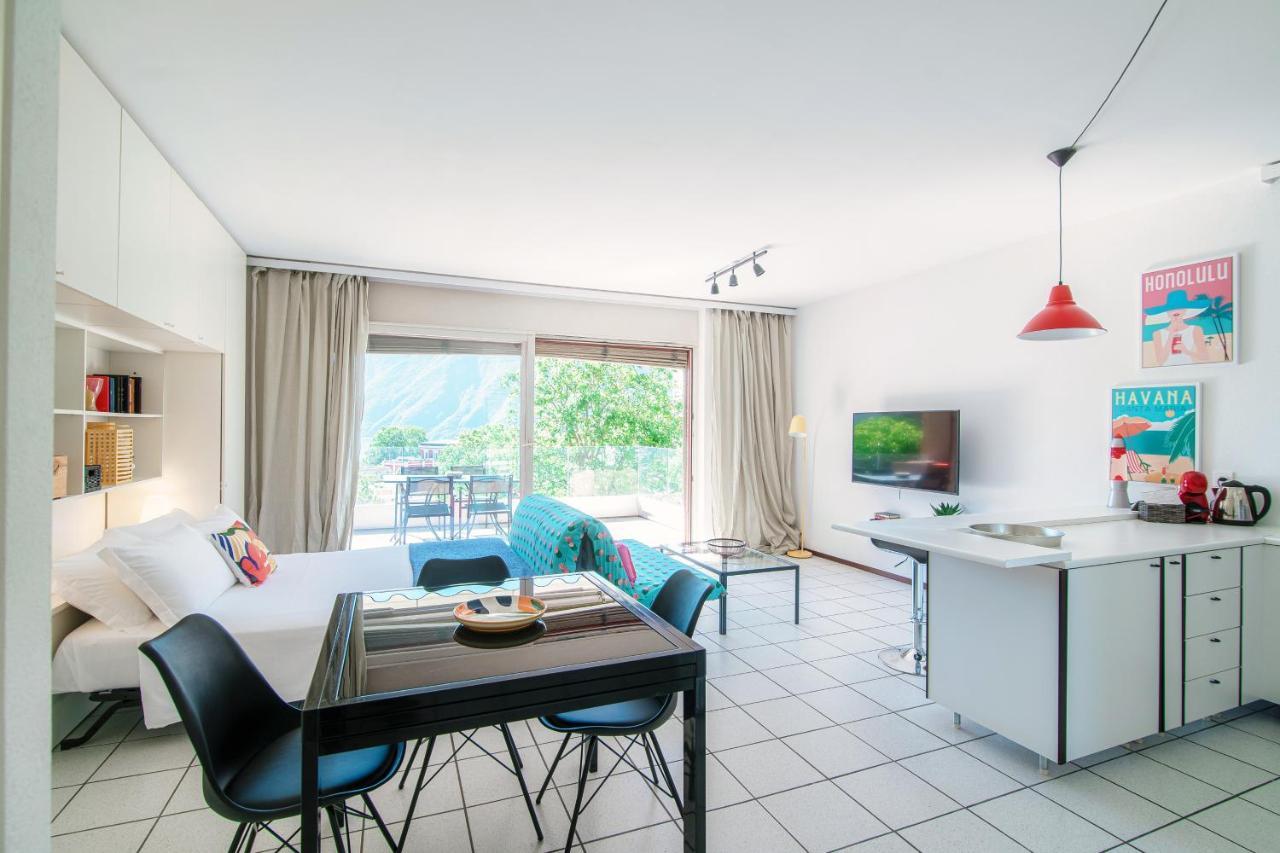 Panoramic Studio By Quokka 360 - Open Space Apartment With Terrace Lugano Exterior foto